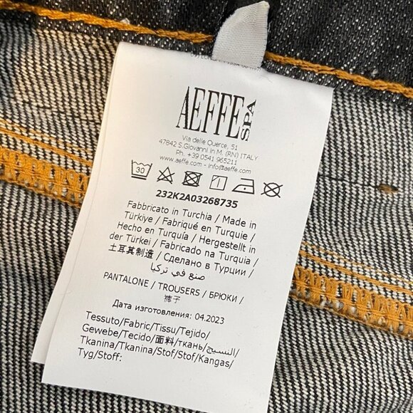 MOSCHINO JEANS High-Rise Flare-Leg Jeans in Black size 32 - Picture 10 of 10